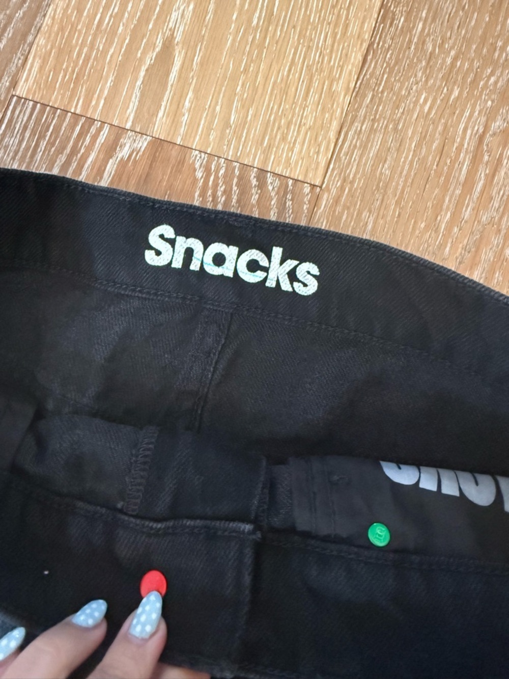 NWT! MOTHER SNACKS! The Candy Stick Skirt black - Picture 6 of 12